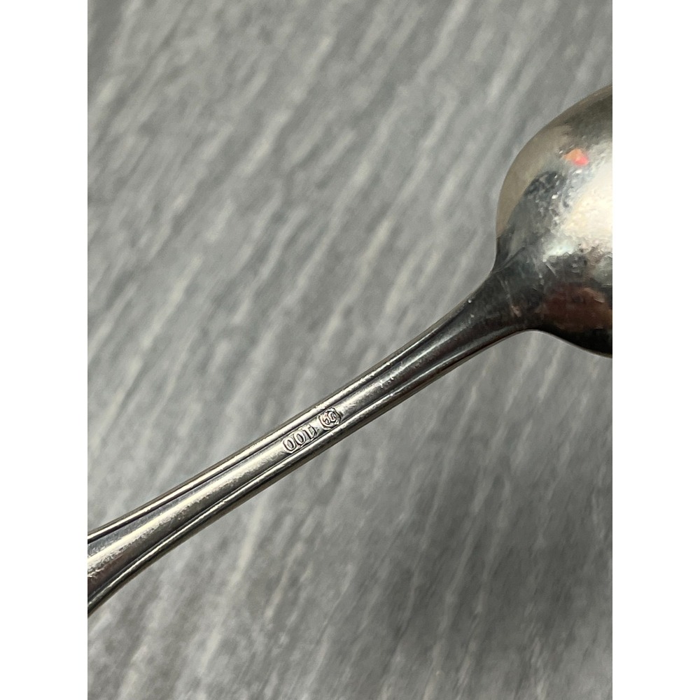 Solingen‎ Rostfrei Teaspoons Silver Plate 100 Flatware Vintage - Set of 2 - Picture 4 of 5
